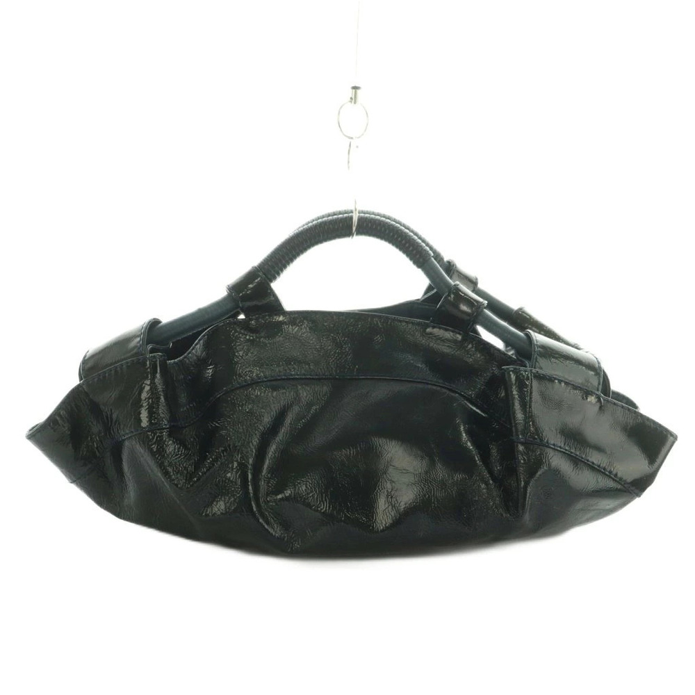 Loewe Handbag Enamel Anagram Navy Blue